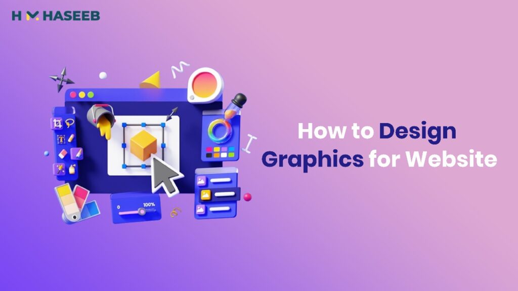 how to design graphics for website